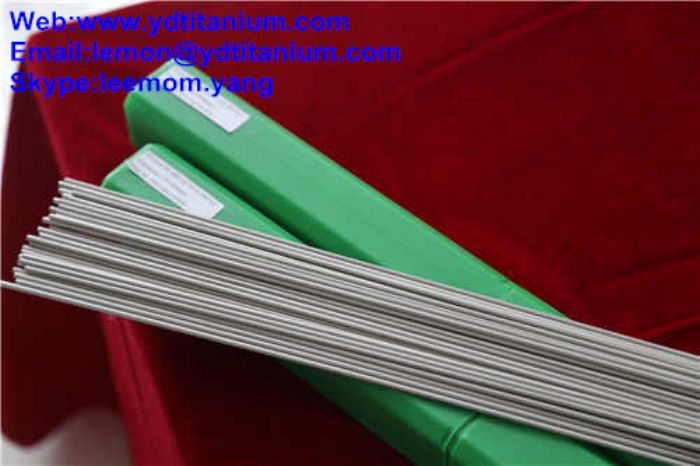 titanium rod/Varilla de titanio
